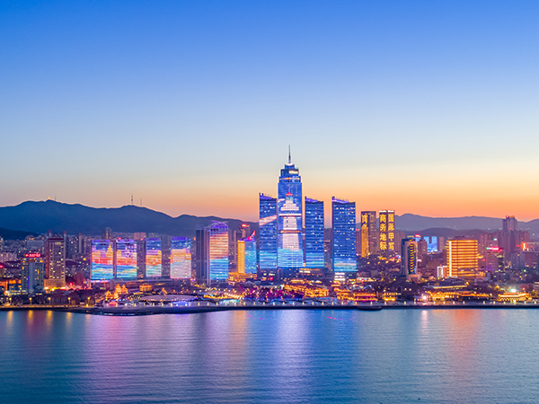 煙臺市區(qū)一二期景觀照明